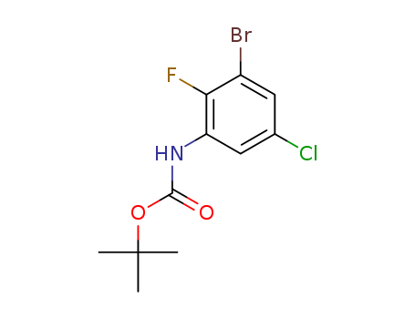 CarbaMic acid, N-(3-broMo-5-chloro-2-fluorophenyl)-, 1,1-diMethylethyl ester