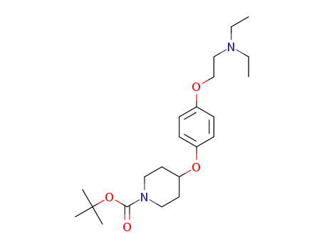 tert-butyl 4-[4-(2-diethylaminoethoxy)-phenoxy]-piperidine-1-carboxylate