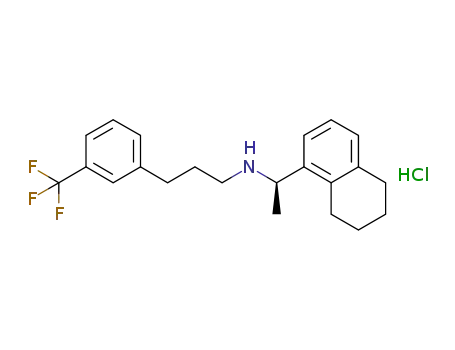Molecular Structure of 1229225-43-7 (Tetrahydrocinacalcet Hydrochloride)