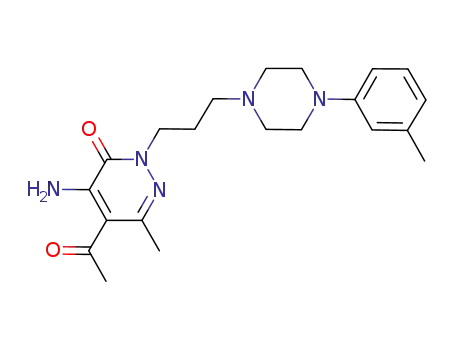 5-acetyl-4-amino-6-methyl-2-{3-[4-(3-methylphenyl)piperazin-1-yl]propyl}pyridazin-3(2H)-one