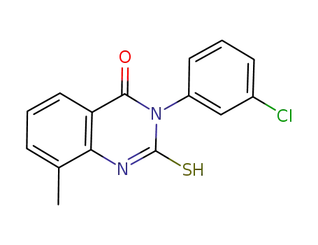 3-(3-chlorophenyl)-2-mercapto-8-methylquinazolin-4(3H)-one