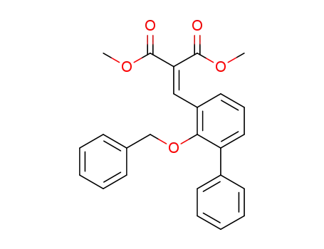 dimethyl 2-((2-(benzyloxy)biphenyl-3-yl)methylene)malonate