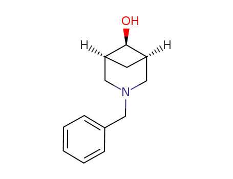 Molecular Structure of 1245794-56-2 (3-benzyl-6-endo-hydroxy-3-azabicyclo[3.1.1]heptane)