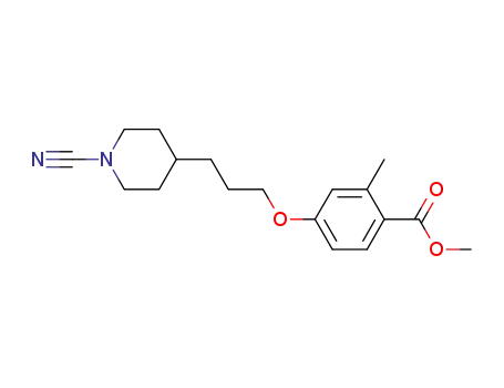 4-[3-(1-cyanopiperidin-4-yl)propoxy]-2-methylbenzoic acid methyl ester