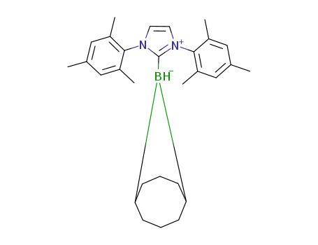 1,3-bis(2,4,6-trimethylphenyl)imidazol-2-ylidene-9-borabicyclo[3.3.1]nonane