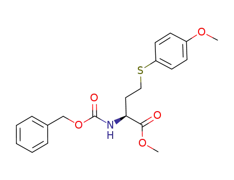 benzyl (S)-1-(methoxycarbonyl)-3-(4-methoxyphenylthio)propylcarbamate