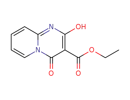 Molecular Structure of 52578-37-7 (ETHYL 2-HYDROXY-4-OXO-4H-PYRIDO[1,2-A]PYRIMIDINE-3-CARBOXYLATE)