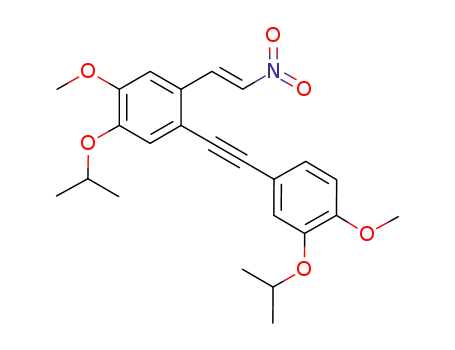 1-isopropoxy-5-[2-(3-isopropoxy-4-methoxyphenyl)ethynyl]-2-methoxy-4-[(E)-2-nitrovinyl]benzene