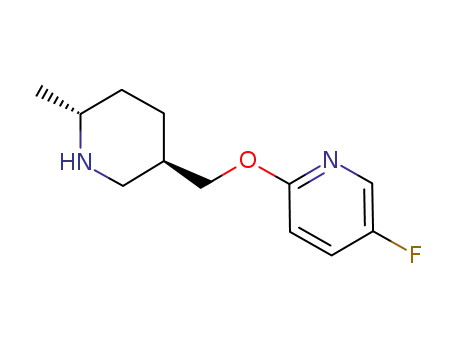 5-fluoro-2-((3R,6R)-6-methyl-piperidin-3-ylmethoxy)pyridine