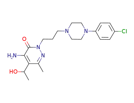 4-amino-2-{3-[4-(4-chlorophenyl)piperazin-1-yl]propyl}-5-(1-hydroxyethyl)-6-methylpyridazin-3(2H)-one