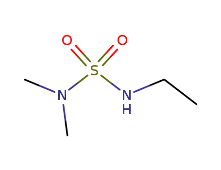 Molecular Structure of 76805-85-1 (Sulfamide, N'-ethyl-N,N-dimethyl-)