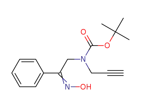 tert-butyl 2-(hydroxyimino)-2-phenylethyl(prop-2-ynyl)carbamate