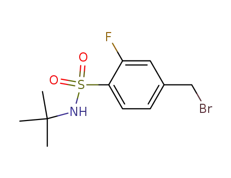 N-tert-butyl-4-bromomethyl-2-fluorobenzenesulfonamide