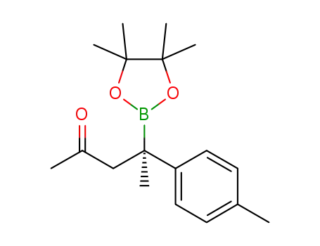 4-(4,4,5,5-tetramethyl-1,3,2-dioxaborolan-2-yl)-4-p-tolylpentan-2-one