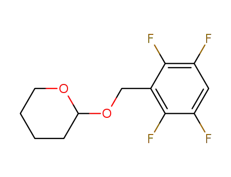 2H-Pyran, tetrahydro-2-[(2,3,5,6-tetrafluorophenyl)methoxy]-