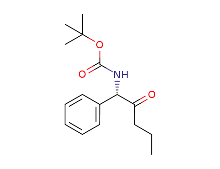 (S)-tert-butyl (2-oxo-1-phenylpentyl)carbamate