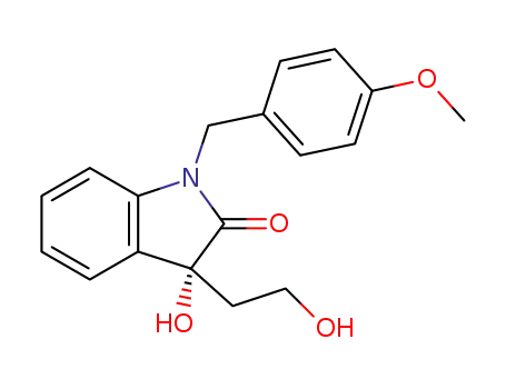 (R)-3-hydroxy-3-(2-hydroxyethyl)-1-(4-methoxybenzyl)indolin-2-one