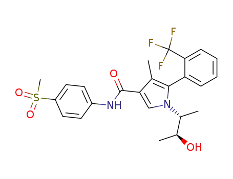 1-[(1R,2S)-2-hydroxy-1-methylpropyl]-4-methyl-N-[4-(methylsulfonyl)phenyl]-5-[2-(trifluoromethyl)phenyl]-1H-pyrrole-3-carboxamide