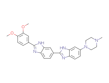 Molecular Structure of 188860-26-6 (2-(3,4-dimethoxyphenyl)-6-[6-(4-methylpiperazin-1-yl)-1H-benzimidazol-2-yl]-1H-benzimidazole)