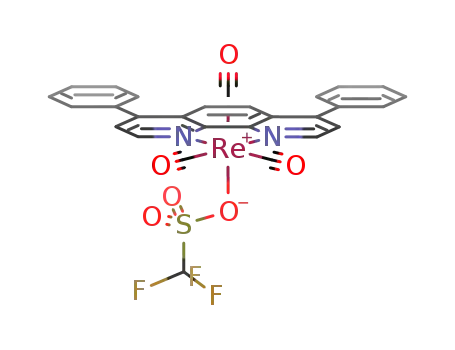 fac-(4,7-diphenyl-1,10-phenanthroline)(trifluoromethanesulfonato)tricarbonylrhenium(I)