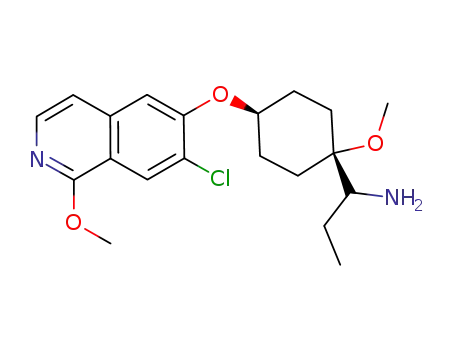 1-[4-(7-chloro-1-methoxy-isoquinolin-6-yloxy)-1-methoxy-cyclohexyl]-propylamine