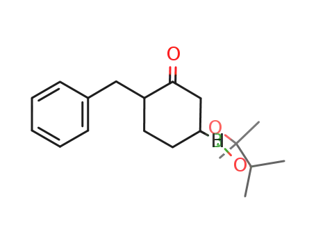 2-benzyl-5-(4,4,5,5-tetramethyl-1,3,2-dioxaborolan-2-yl)cyclohexanone