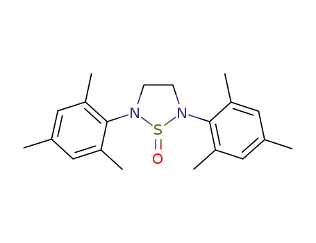 Molecular Structure of 1180524-84-8 (2,5-di(2,4,6-trimethylphenyl)-1,2,5-thiadiazolidine-1-oxide)