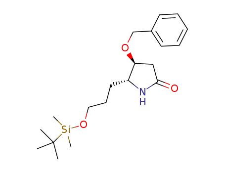(4S,5R)-4-(benzyloxy)-5-(3-tert-butyldimethylsilyloxypropyl)pyrrolidin-2-one
