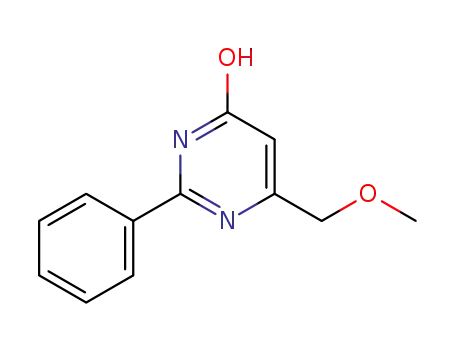 4-하이드록시-6-메톡시메틸-2-페닐피리미딘