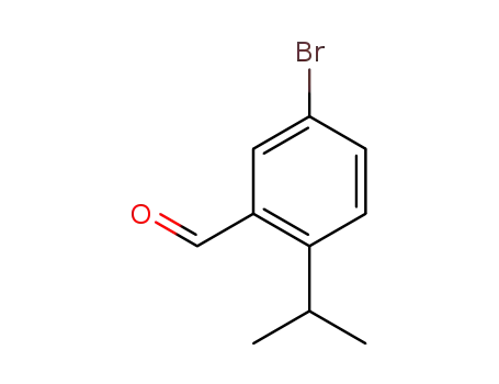 Molecular Structure of 1289039-15-1 (5-broMo-2-isopropylbenzaldehyde)