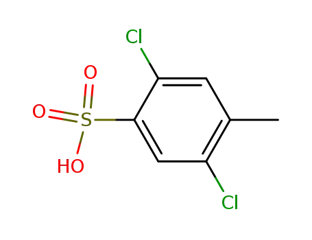 Molecular Structure of 96923-21-6 (2,5-dichloro-toluene-4-sulfonic acid)