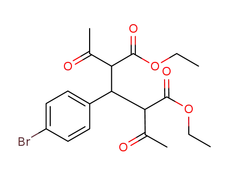 diethyl 2,4-diacetyl-3-(4-broMophenyl)pentanedioate