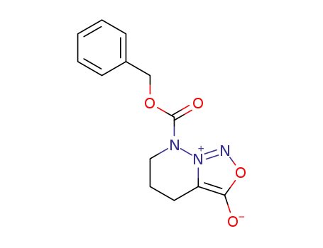 4,5,6,7-tetrahydro-3-hydroxy-7-[(phenylmethoxy)carbonyl][1,2,3]oxadiazolo[3,4-b]pyridazin-8-ium inner salt