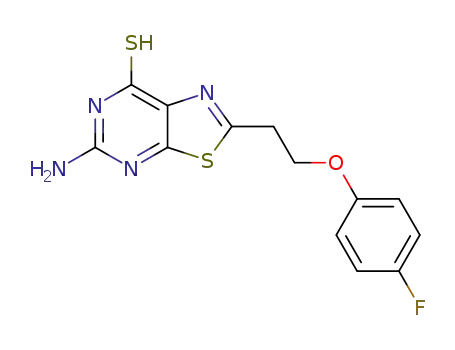 5-amino-2-(2-(4-fluorophenoxy)ethyl)-thiazolo[5,4-d]pyrimidine-7-thiol