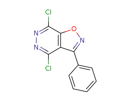 4,7-dichloro-3-phenyl-isoxazolo[4,5-<i>d</i>]pyridazine