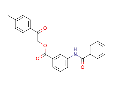 2-oxo-2-(p-tolyl)ethyl 3-(benzamido)benzoate