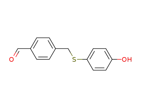 4-((4-hydroxyphenylthio)methyl) benzaldehyde
