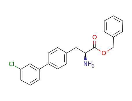 (S)-2-amino-3-(3'-chlorobiphenyl-4yl)propionic acid benzyl ester