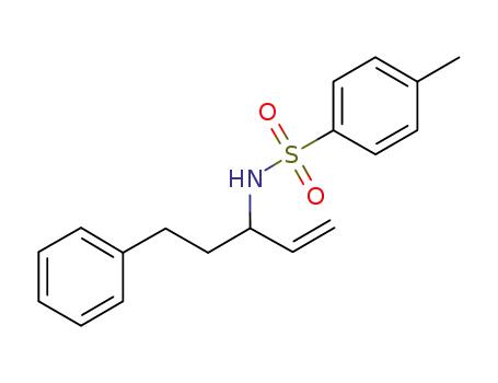 4-methyl-N-(5-phenylpent-1-en-3-yl)benzenesulfonamide