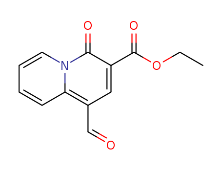 Ethyl 1-formyl-4-oxo-4H-quinolizine-3-carboxylate