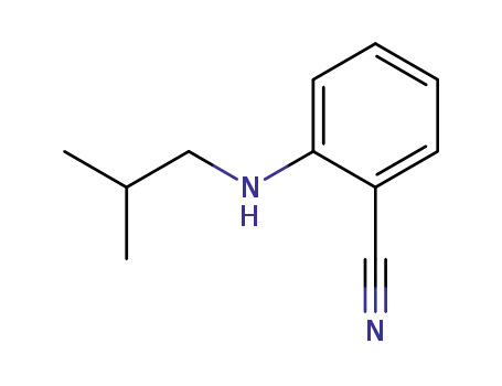 Molecular Structure of 204078-86-4 (2-(IsobutylaMino)benzonitrile)