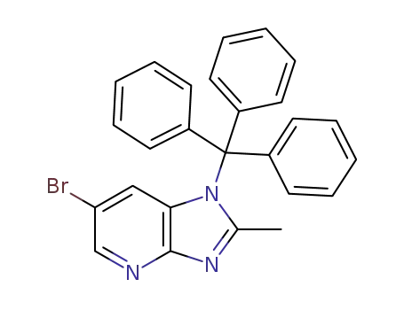 6-bromo-2-methyl-1-(triphenylmethyl)-1H-imidazo[4,5-b]pyridine
