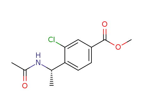 methyl (S)-4-(1-acetamidoethyl)-3-chlorobenzoate