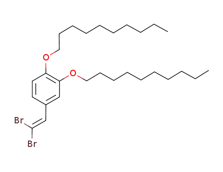 4-(2,2-dibromovinyl)-1,2-bis(decyloxy)benzene