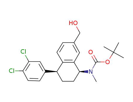 tert-butyl (1S,4S)-4-(3,4-dichlorophenyl)-7-(hydroxymethyl)-1,2,3,4-tetrahydronaphthalen-1-yl(methyl)carbamate