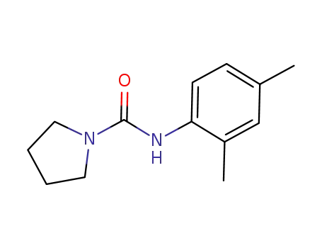 Molecular Structure of 35938-97-7 (N-(2,4-dimethylphenyl)pyrrolidine-1-carboxamide)