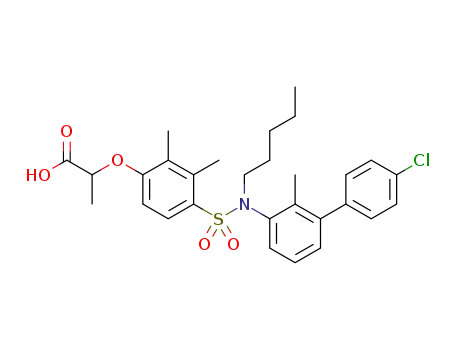 C<sub>29</sub>H<sub>34</sub>ClNO<sub>5</sub>S
