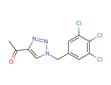 1-[1-(3,4,5-trichlorobenzyl)-1H-1,2,3-triazol-4-yl]ethanone
