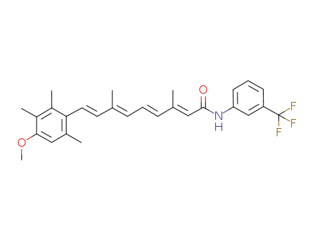 (3-trifluoromethoxyphenyl)-(all-trans)-9-(4-methoxy-2,3,6-trimethylphenyl)-3,7-dimethyl-2,4,6,8-nonatetraenoic acid amide