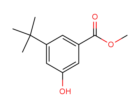 Molecular Structure of 49843-50-7 (3-t-Butyl-5-hydroxy-methyl benzoate)